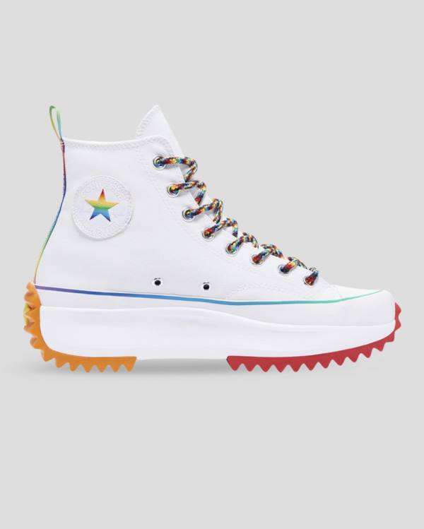 Converse Run Star Hike Pride Höga Sneakers Vita | CV-154DMY