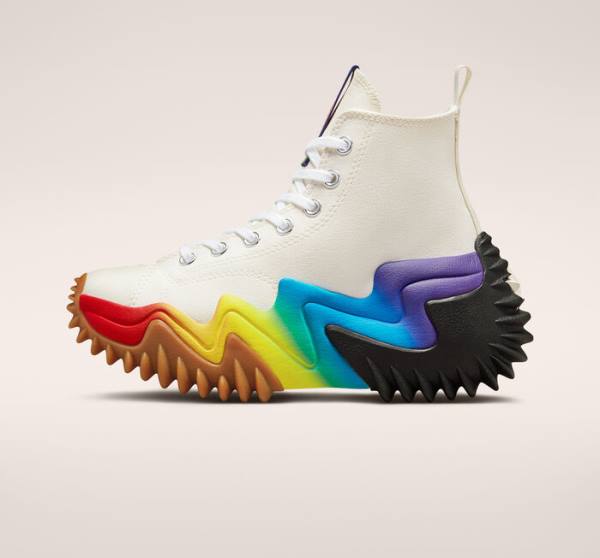 Converse Run Star Motion Platform Pride Höga Sneakers Lila | CV-106TDF