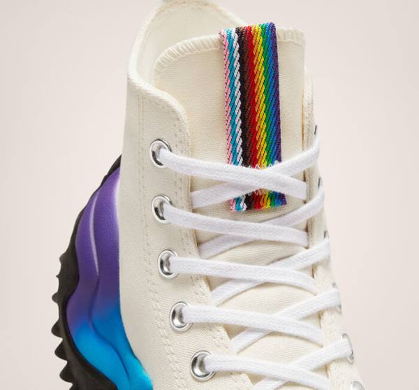 Converse Run Star Motion Platform Pride Höga Sneakers Lila | CV-106TDF