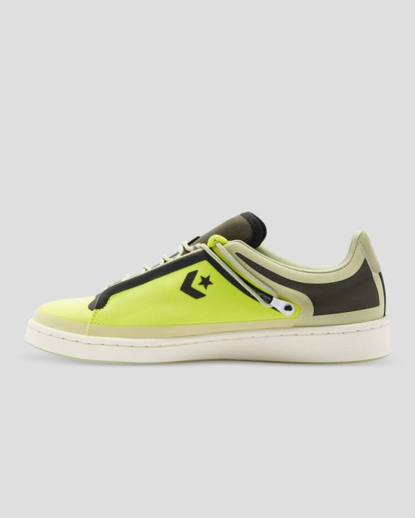 Converse Seam Tape Pro Läder Låga Sneakers Gröna | CV-243ZXT