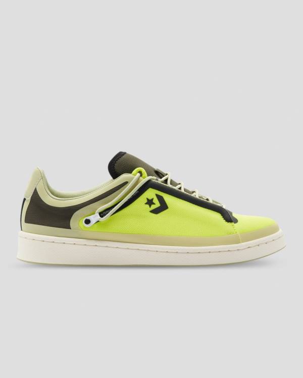 Converse Seam Tape Pro Läder Låga Sneakers Gröna | CV-243ZXT