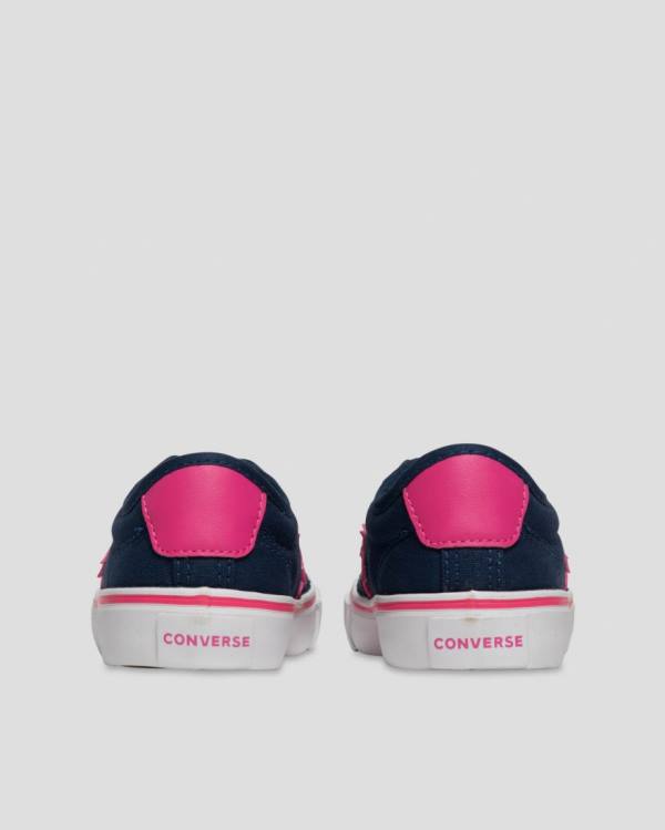 Converse Star Replay Låga Sneakers Blå Rosa | CV-643XPS