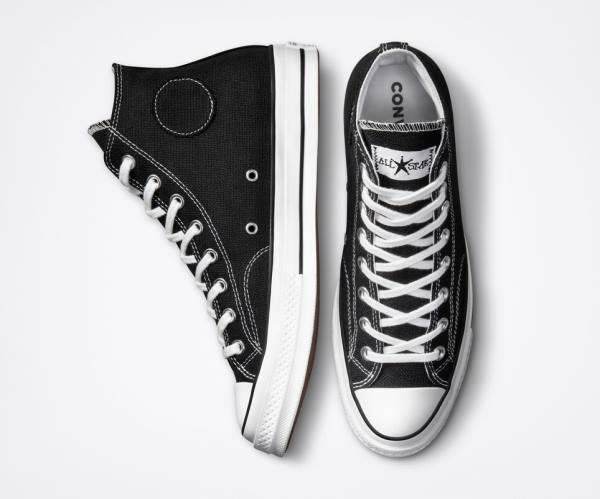 Converse Stussy Chuck 70 Höga Sneakers Svarta Vita | CV-014HDR