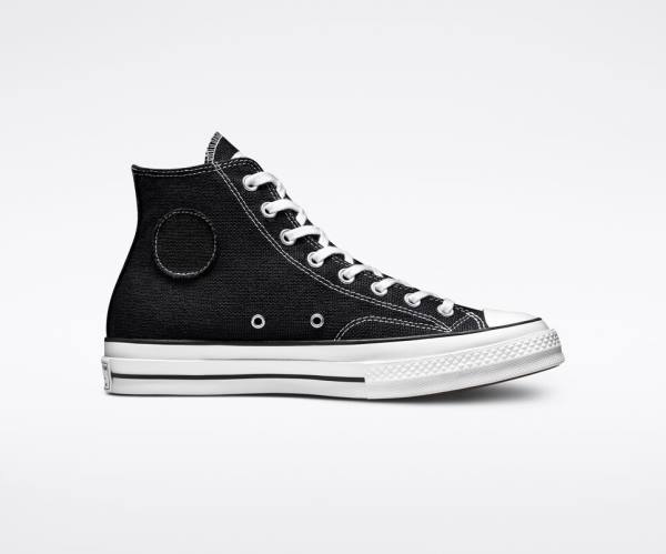 Converse Stussy Chuck 70 Höga Sneakers Svarta Vita | CV-014HDR