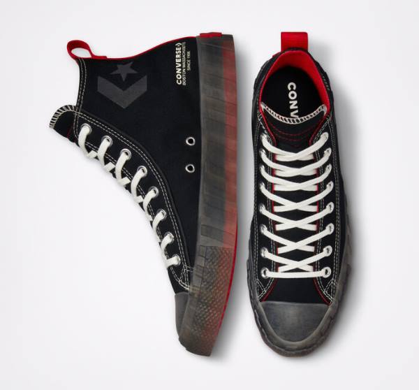 Converse UNT1TL3D Höga Sneakers Svarta | CV-497YVD